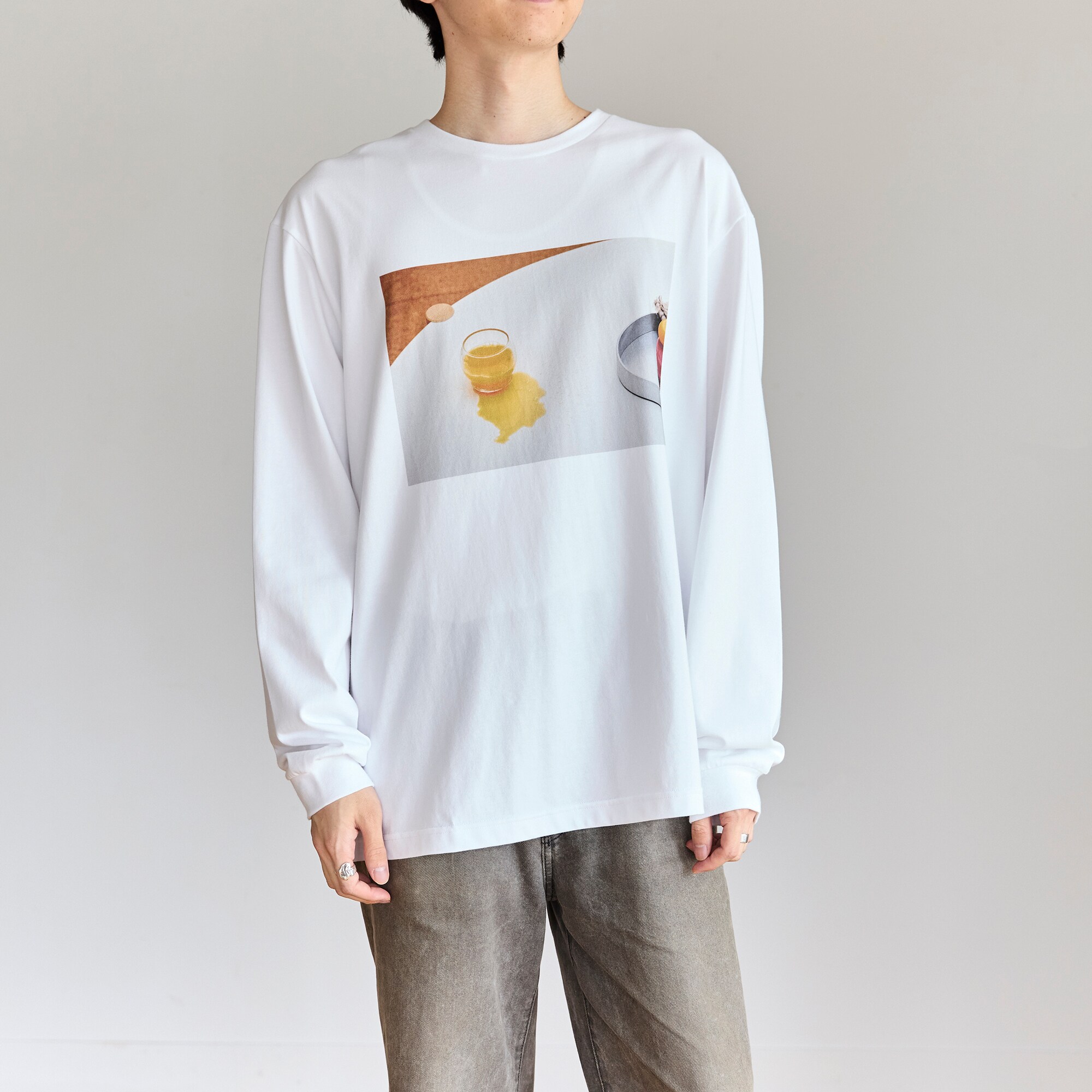 ［ＩＤＥＥ］Ｐｈｏｔｏｇｒａｐｈｙ　Ｔシャツ　長袖　Ｊｕｉｃｅ　Ｌサイズ