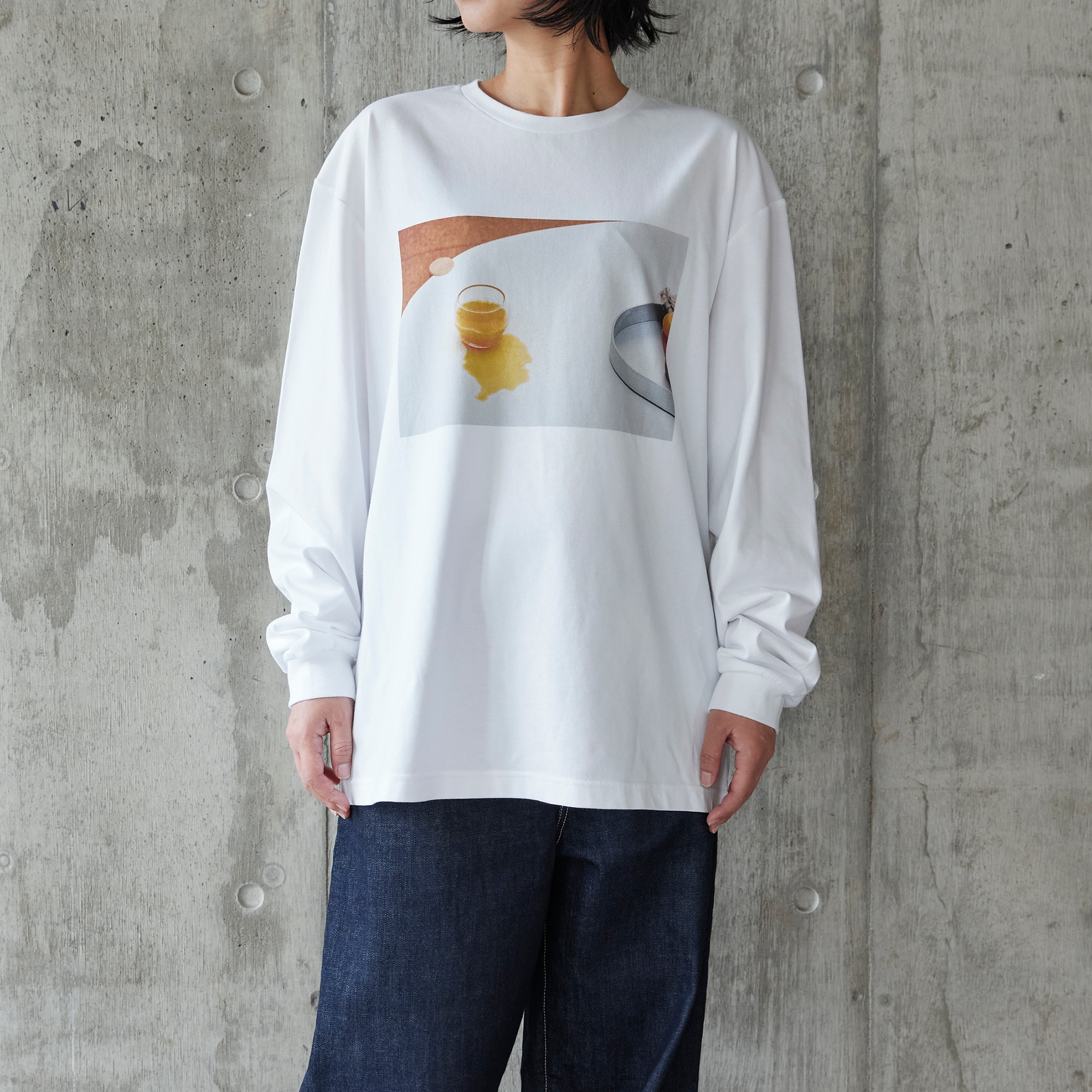 ［ＩＤＥＥ］Ｐｈｏｔｏｇｒａｐｈｙ　Ｔシャツ　長袖　Ｊｕｉｃｅ　Ｌサイズ