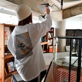 ［ＩＤＥＥ］Ｐｈｏｔｏｇｒａｐｈｙ　Ｔシャツ　長袖　Ｓｔｉｌｔ　Ｍサイズ