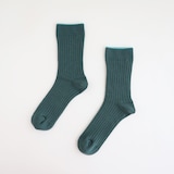 ［ＩＤＥＥ］Ｒｉｂ　Ｓｏｃｋｓ　グリーン　Ｍ