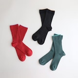［ＩＤＥＥ］Ｒｉｂ　Ｓｏｃｋｓ　ブラック　Ｍ