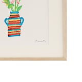 ［ＩＤＥＥ］柚木沙弥郎　リトグラフ　Ｓサイズ　ＦＬＯＷＥＲ