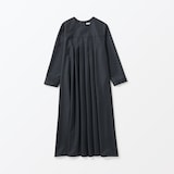 ［ＩＤＥＥ］Ｈ＆　ｂｙ　ＰＯＯＬ　フロントギャザーワンピース　グレーストライプ