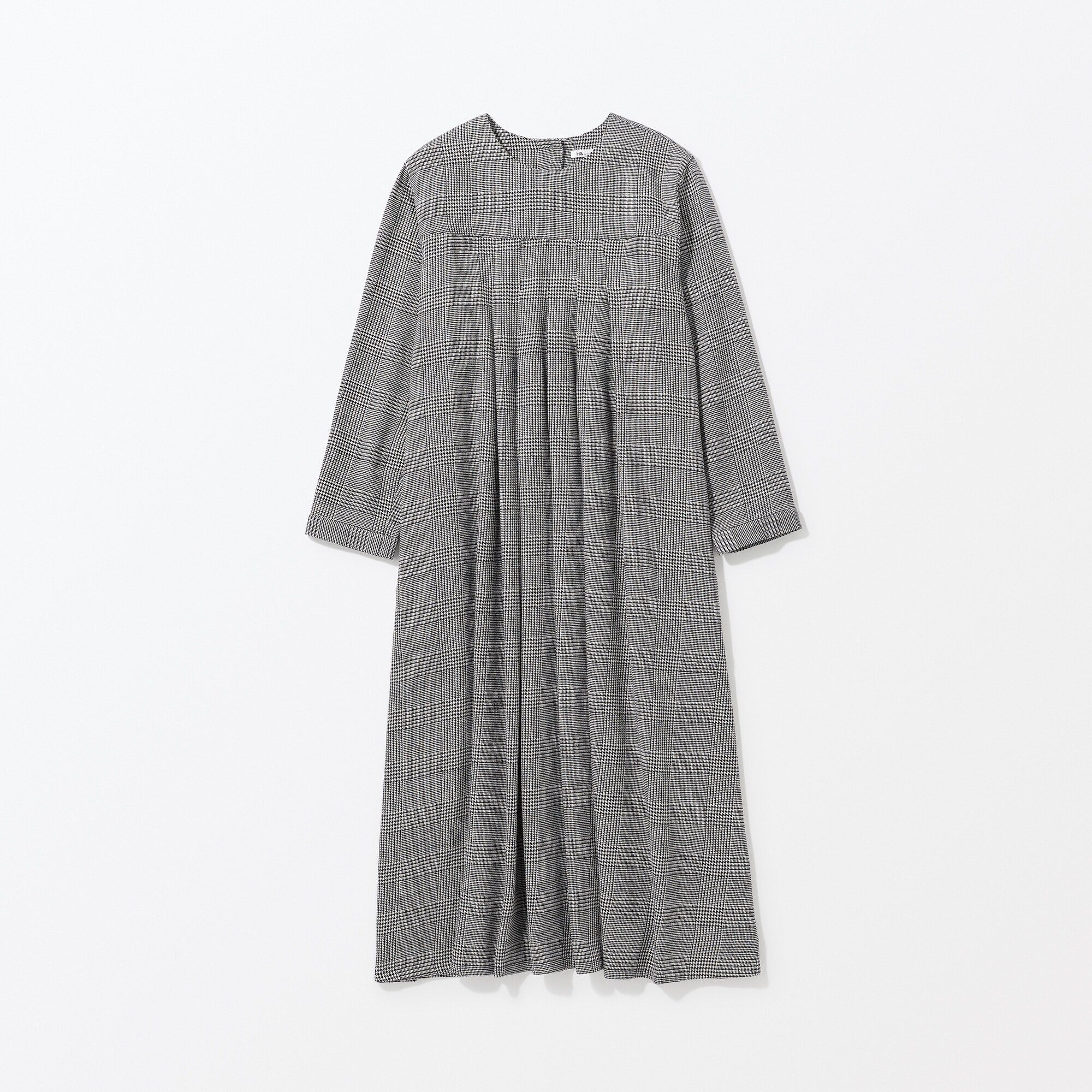 ［ＩＤＥＥ］Ｈ＆　ｂｙ　ＰＯＯＬ　フロントギャザーワンピース　ブラックチェック