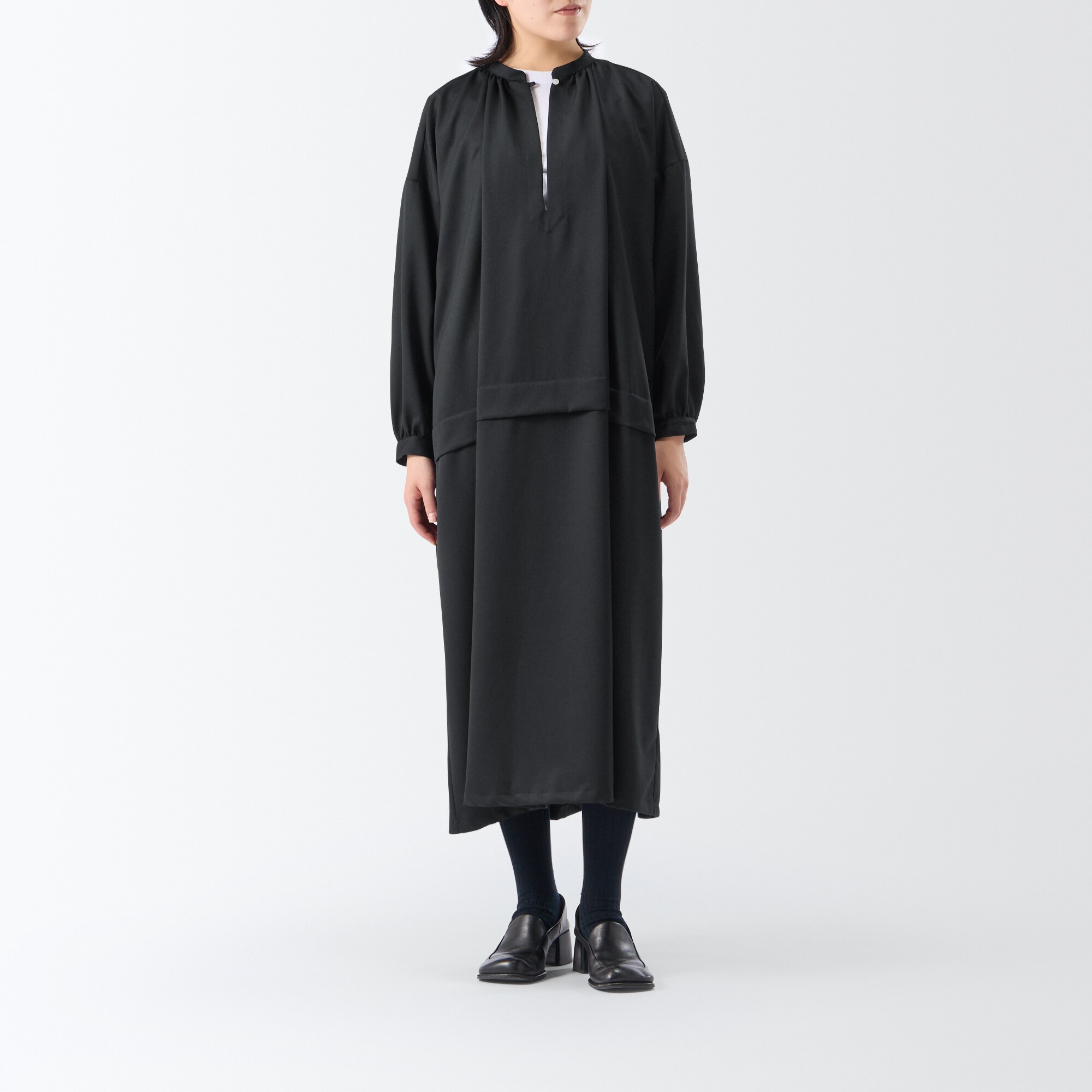 ［ＩＤＥＥ］Ｈ＆　ｂｙ　ＰＯＯＬ　チャーチワンピース　ネイビーチェック