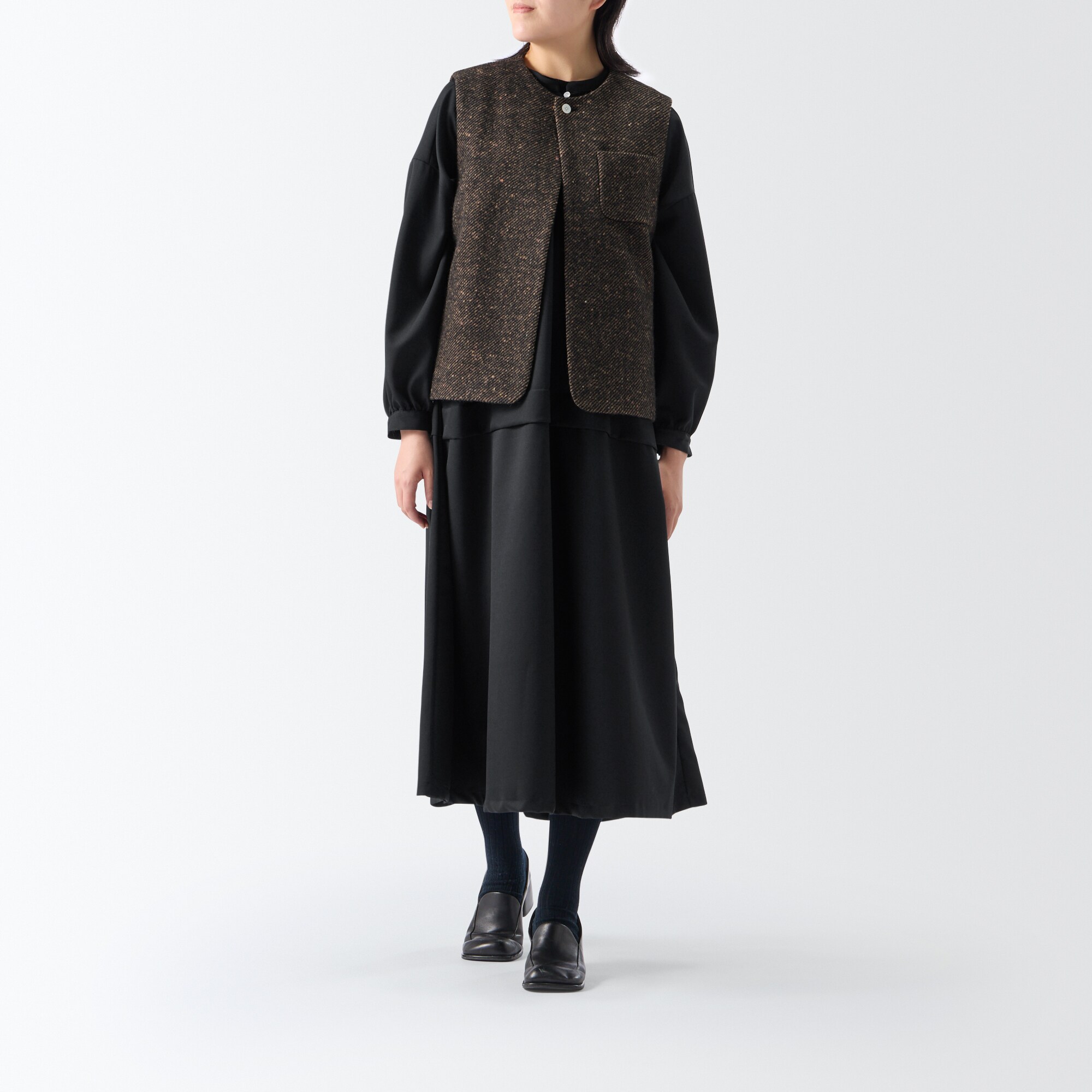 ［ＩＤＥＥ］Ｈ＆　ｂｙ　ＰＯＯＬ　チャーチワンピース　ネイビーチェック