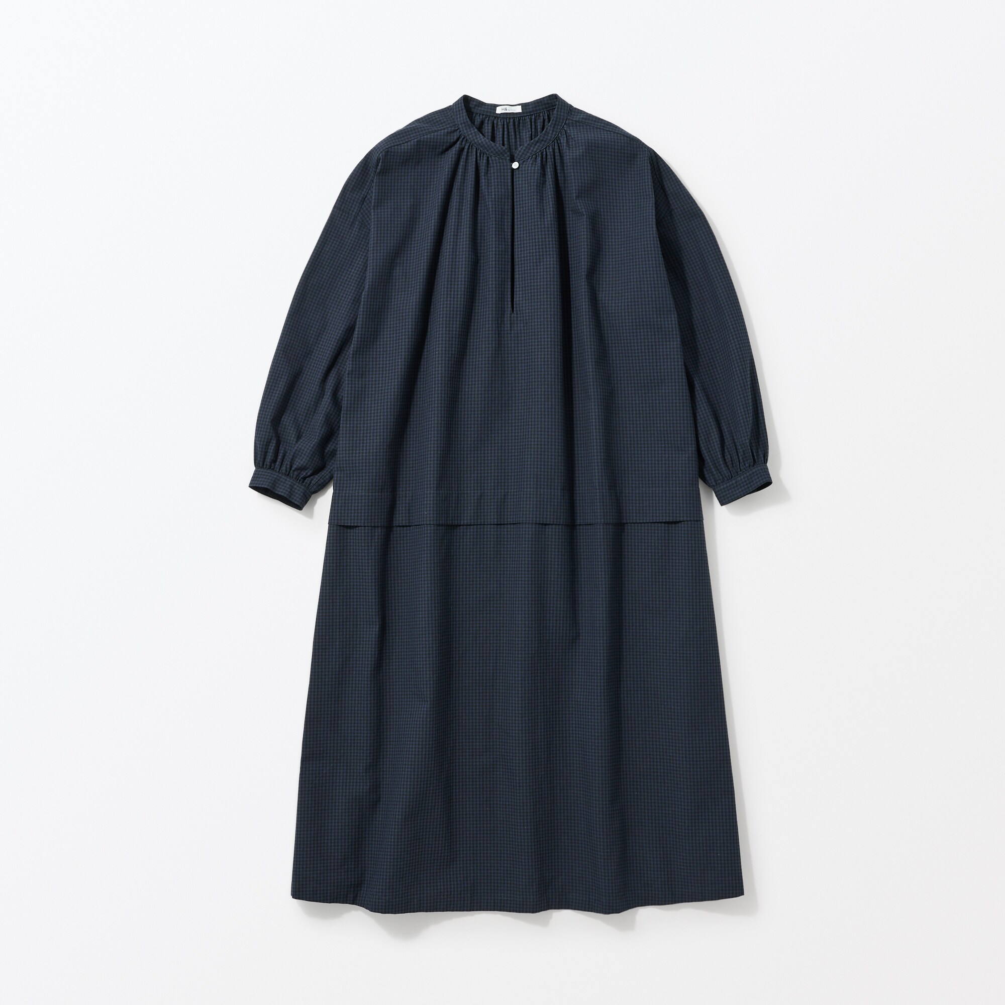 ［ＩＤＥＥ］Ｈ＆　ｂｙ　ＰＯＯＬ　チャーチワンピース　ネイビーチェック