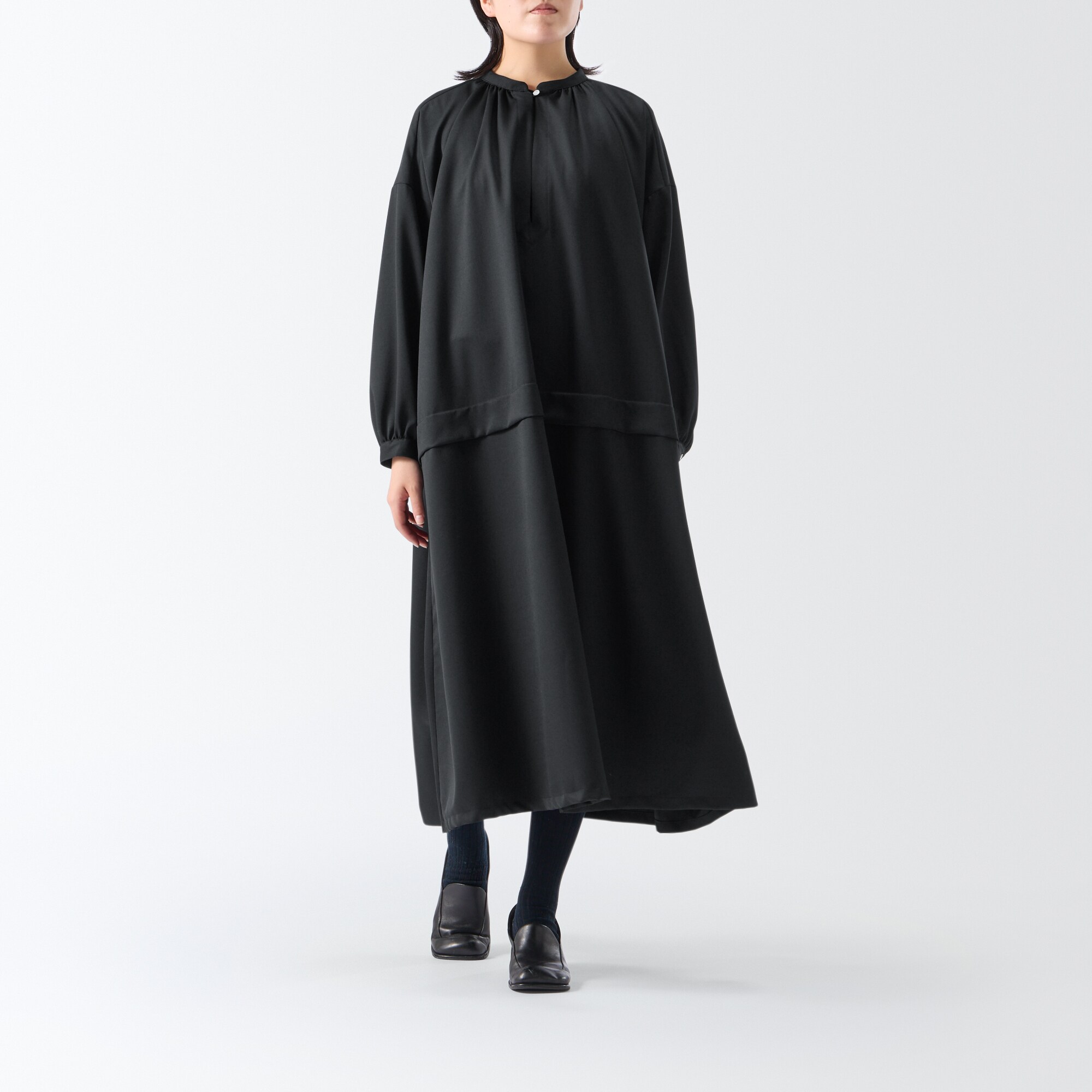 ［ＩＤＥＥ］Ｈ＆　ｂｙ　ＰＯＯＬ　チャーチワンピース　ブラック