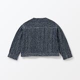 ［ＩＤＥＥ］Ｈ＆　ｂｙ　ＰＯＯＬ　ノーカラーデニムジャケット　ニードルインディゴ
