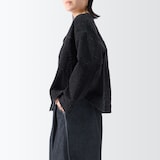 ［ＩＤＥＥ］Ｈ＆　ｂｙ　ＰＯＯＬ　ノーカラーデニムジャケット　ニードルインディゴ