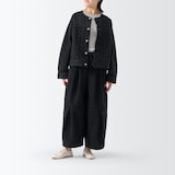 ［ＩＤＥＥ］Ｈ＆　ｂｙ　ＰＯＯＬ　ノーカラーデニムジャケット　ニードルインディゴ