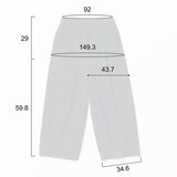 ［ＩＤＥＥ］Ｈ＆　ｂｙ　ＰＯＯＬ　デニムワイドパンツ　ニードルインディゴ