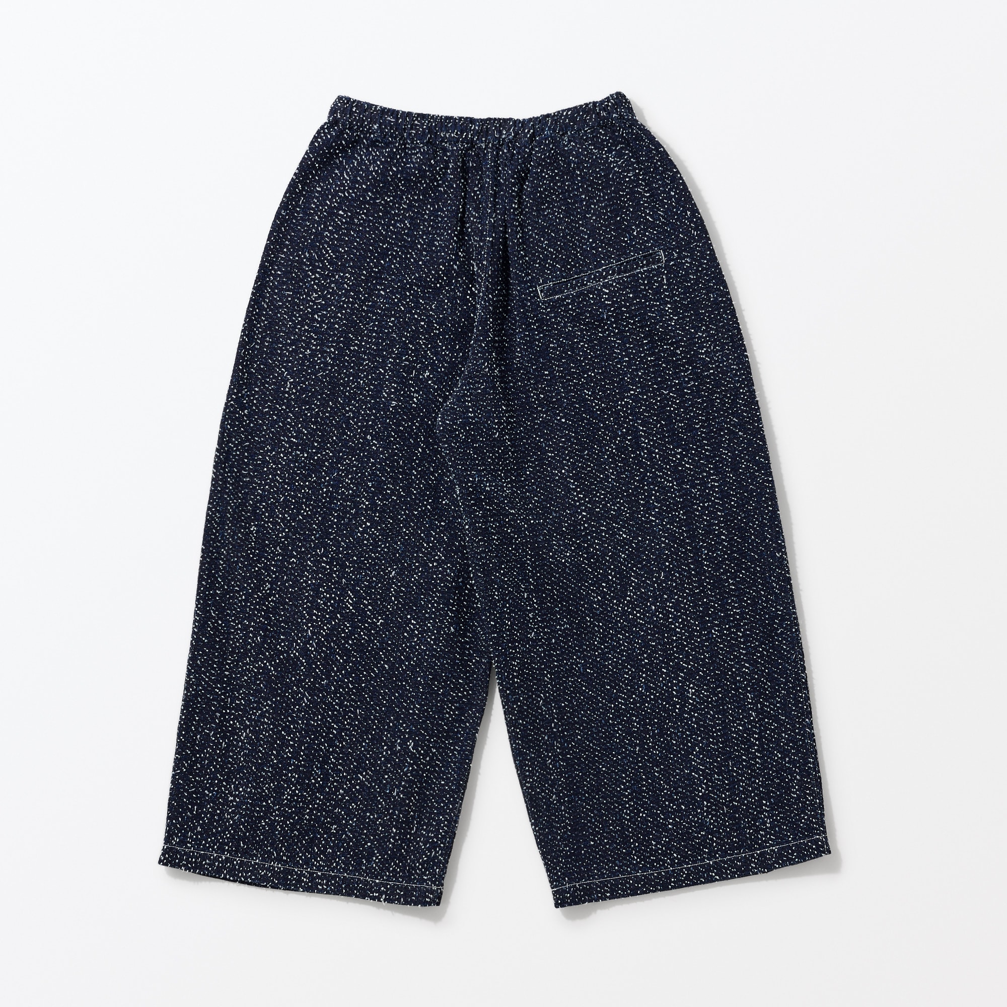 ［ＩＤＥＥ］Ｈ＆　ｂｙ　ＰＯＯＬ　デニムワイドパンツ　ニードルブラック