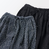 ［ＩＤＥＥ］Ｈ＆　ｂｙ　ＰＯＯＬ　デニムワイドパンツ　ニードルブラック