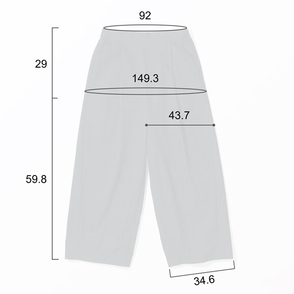 ［ＩＤＥＥ］Ｈ＆　ｂｙ　ＰＯＯＬ　デニムワイドパンツ　ニードルブラック