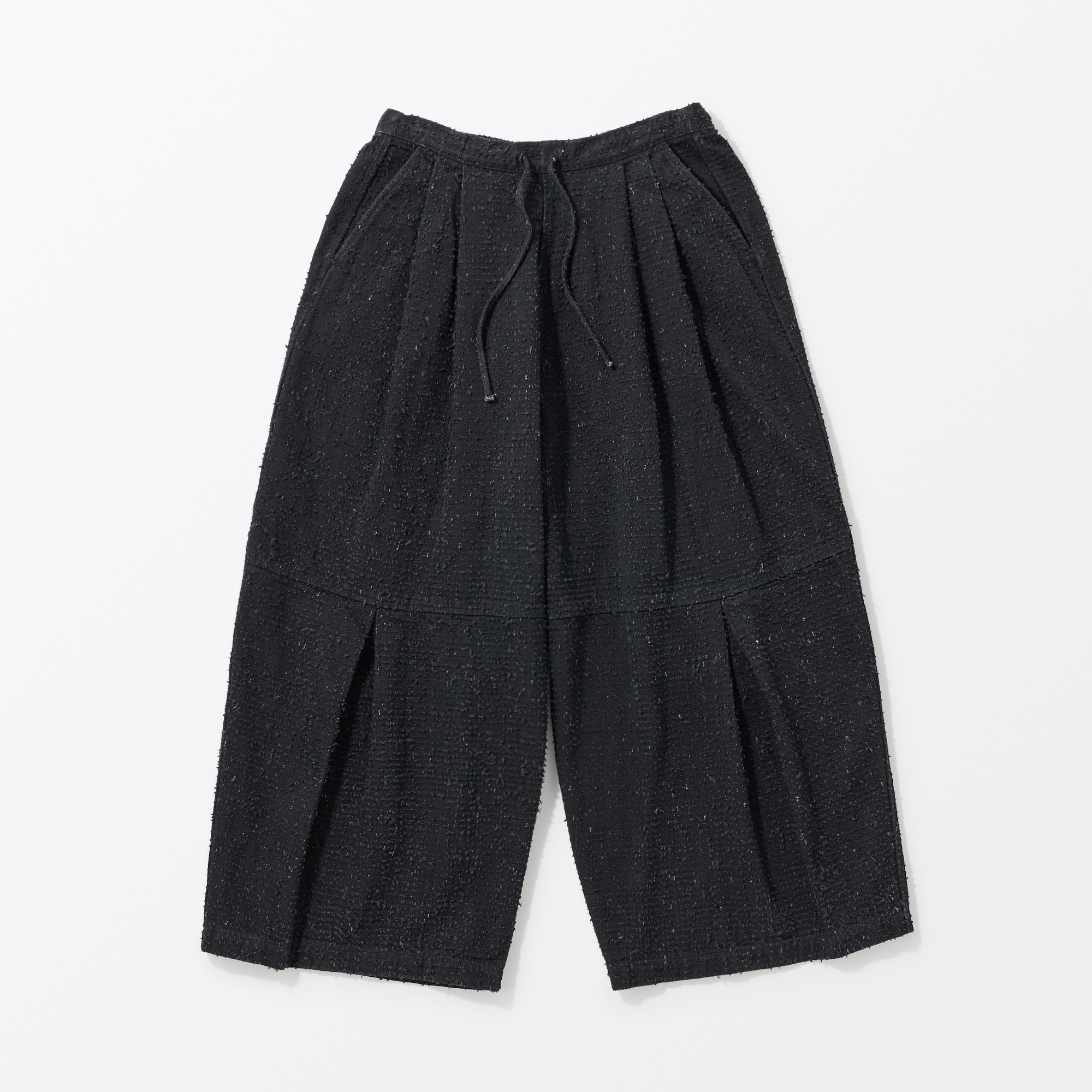 ［ＩＤＥＥ］Ｈ＆　ｂｙ　ＰＯＯＬ　デニムワイドパンツ　ニードルブラック