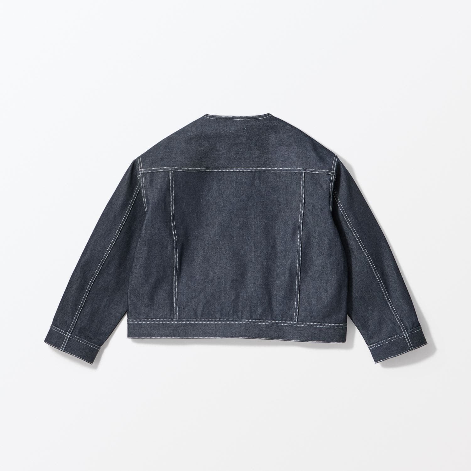 ［ＩＤＥＥ］Ｈ＆　ｂｙ　ＰＯＯＬ　ノーカラーデニムジャケット　インディゴアソート