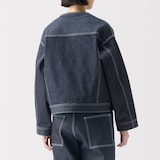［ＩＤＥＥ］Ｈ＆　ｂｙ　ＰＯＯＬ　ノーカラーデニムジャケット　インディゴアソート