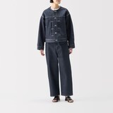 ［ＩＤＥＥ］Ｈ＆　ｂｙ　ＰＯＯＬ　ノーカラーデニムジャケット　インディゴアソート