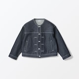 ［ＩＤＥＥ］Ｈ＆　ｂｙ　ＰＯＯＬ　ノーカラーデニムジャケット　インディゴアソート