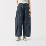 ［ＩＤＥＥ］Ｈ＆　ｂｙ　ＰＯＯＬ　デニムワイドパンツ　インディゴアソート