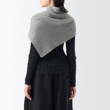 ［ＩＤＥＥ］Ｈ＆　ｂｙ　ＰＯＯＬ　ニットスカーフ　ルージュブラウン