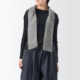 ［ＩＤＥＥ］Ｈ＆　ｂｙ　ＰＯＯＬ　モヘヤフードマフラー　ブラック