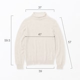［ＩＤＥＥ］Ｈ＆　ｂｙ　ＰＯＯＬ　モヘヤプルオーバー　アイボリー