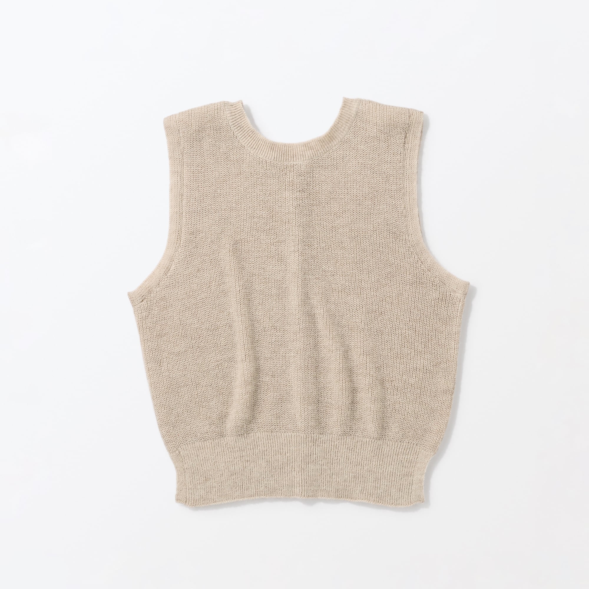 ［ＩＤＥＥ］Ｈ＆　ｂｙ　ＰＯＯＬ　モヘヤベスト　ベージュ