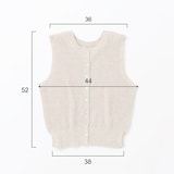 ［ＩＤＥＥ］Ｈ＆　ｂｙ　ＰＯＯＬ　モヘヤベスト　ベージュ