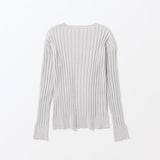 ［ＩＤＥＥ］Ｈ＆　ｂｙ　ＰＯＯＬ　コットンリブロングスリーブ　シルバーグレー