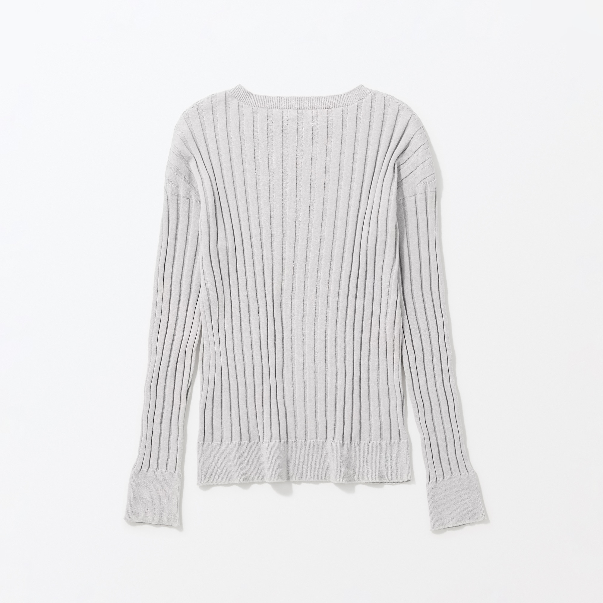 ［ＩＤＥＥ］Ｈ＆　ｂｙ　ＰＯＯＬ　コットンリブロングスリーブ　シルバーグレー
