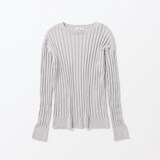 ［ＩＤＥＥ］Ｈ＆　ｂｙ　ＰＯＯＬ　コットンリブロングスリーブ　シルバーグレー