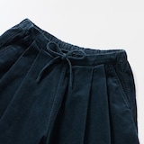 ［ＩＤＥＥ］Ｈ＆　ｂｙ　ＰＯＯＬ　ワイドパンツ　ネイビーコーデュロイ