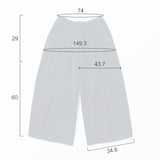 ［ＩＤＥＥ］Ｈ＆　ｂｙ　ＰＯＯＬ　ワイドパンツ　ネイビーコーデュロイ