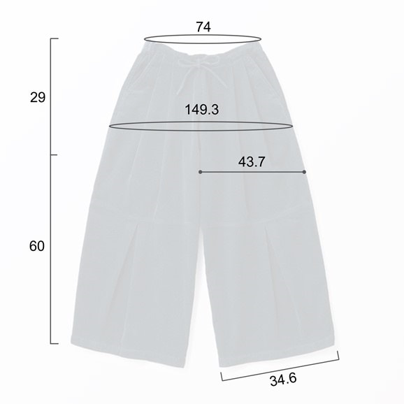 ［ＩＤＥＥ］Ｈ＆　ｂｙ　ＰＯＯＬ　ワイドパンツ　ネイビーコーデュロイ