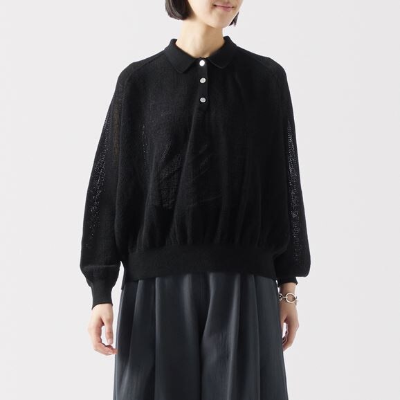 ［ＩＤＥＥ］Ｈ＆　ｂｙ　ＰＯＯＬ　ポロセーター　ブラック
