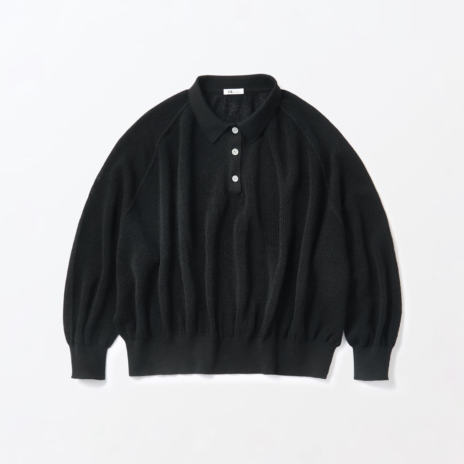 ［ＩＤＥＥ］Ｈ＆　ｂｙ　ＰＯＯＬ　ポロセーター　ブラック