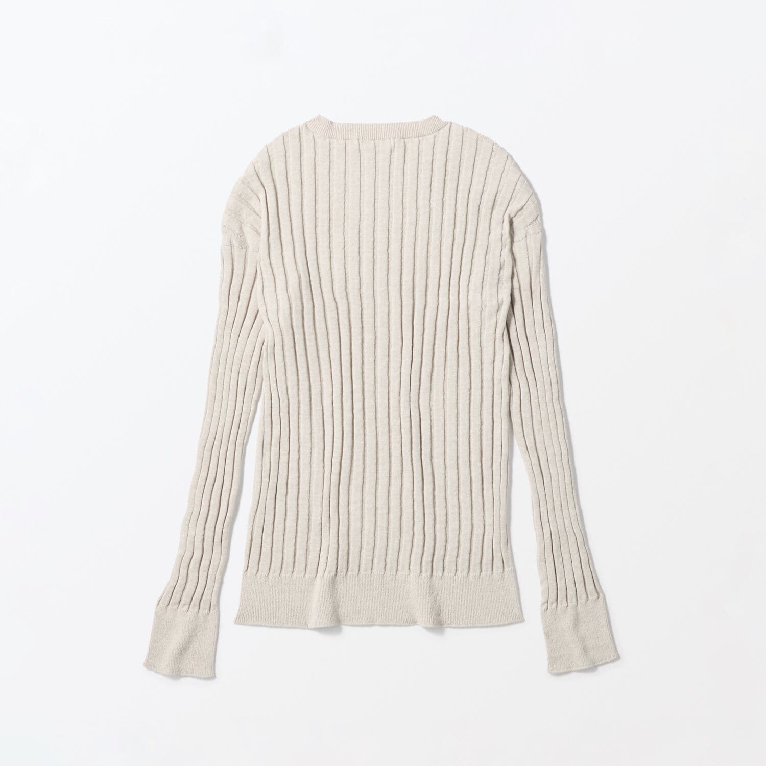 ［ＩＤＥＥ］Ｈ＆　ｂｙ　ＰＯＯＬ　コットンリブロングスリーブ　アイボリー