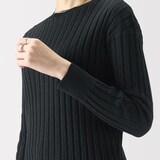 ［ＩＤＥＥ］Ｈ＆　ｂｙ　ＰＯＯＬ　コットンリブロングスリーブ　アイボリー