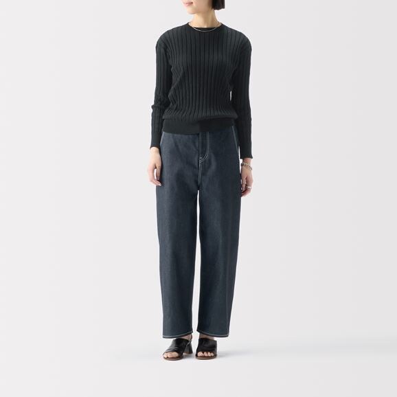 ［ＩＤＥＥ］Ｈ＆　ｂｙ　ＰＯＯＬ　コットンリブロングスリーブ　アイボリー