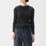 ［ＩＤＥＥ］Ｈ＆　ｂｙ　ＰＯＯＬ　コットンリブロングスリーブ　ブラック