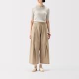 ［ＩＤＥＥ］Ｈ＆　ｂｙ　ＰＯＯＬ　ワイドパンツ　オフホワイト