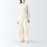 ［ＩＤＥＥ］Ｈ＆　ｂｙ　ＰＯＯＬ　ワイドパンツ　オフホワイト