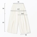 ［ＩＤＥＥ］Ｈ＆　ｂｙ　ＰＯＯＬ　ワイドパンツ　ブラック