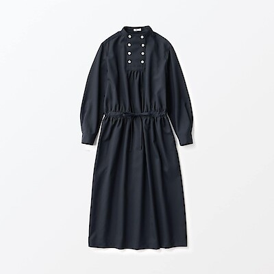 ［ＩＤＥＥ］Ｈ＆　ｂｙ　ＰＯＯＬ　スタンドアップカラーワンピース