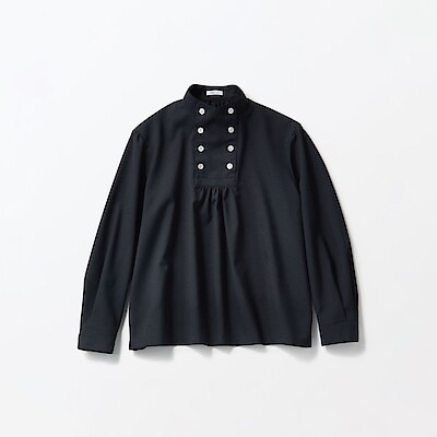 ［ＩＤＥＥ］Ｈ＆　ｂｙ　ＰＯＯＬ　スタンドアップカラーブラウス