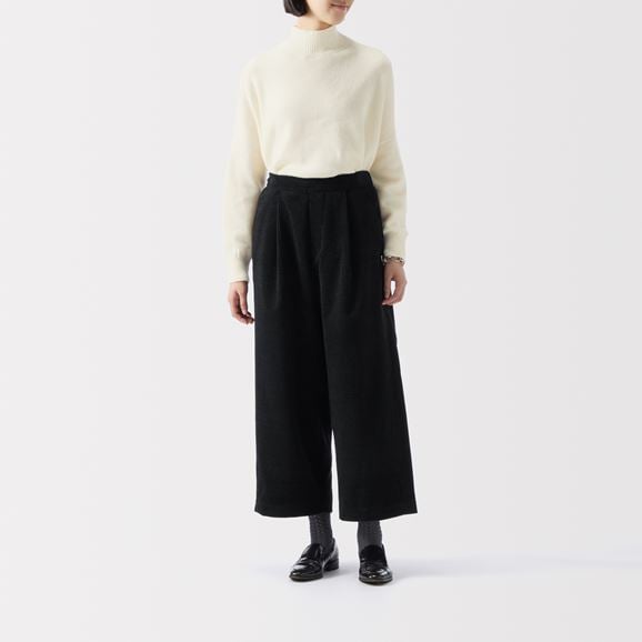 ［ＩＤＥＥ］Ｈ＆　ｂｙ　ＰＯＯＬ　パンツ　ブラックベルベット