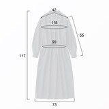 ［ＩＤＥＥ］Ｈ＆　ｂｙ　ＰＯＯＬ　　スタンドアップカラーワンピース　ブラック