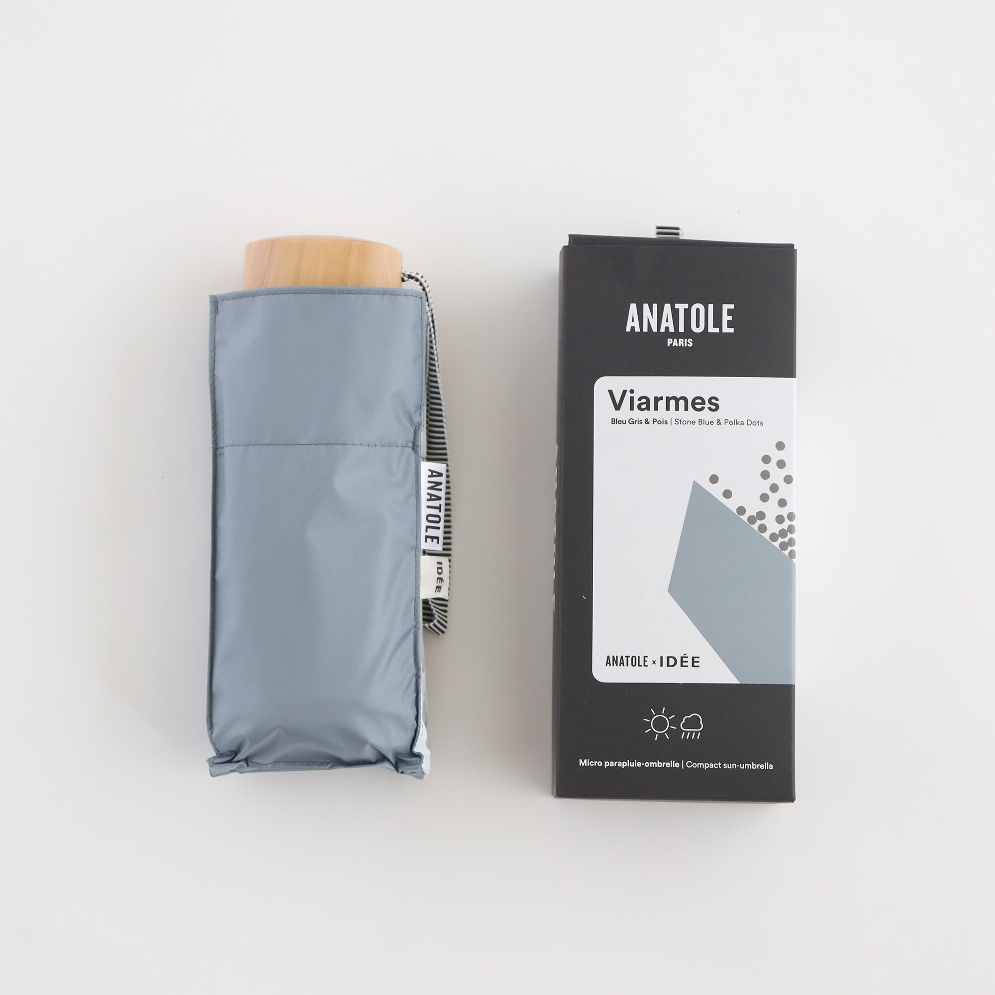 ［ＩＤＥＥ］ＡＮＡＴＯＬＥ晴雨兼用傘別注　ブルー
